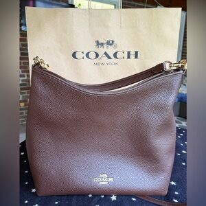 Coach Laurel Large Shoulder Bag CY684 Gold/Maple